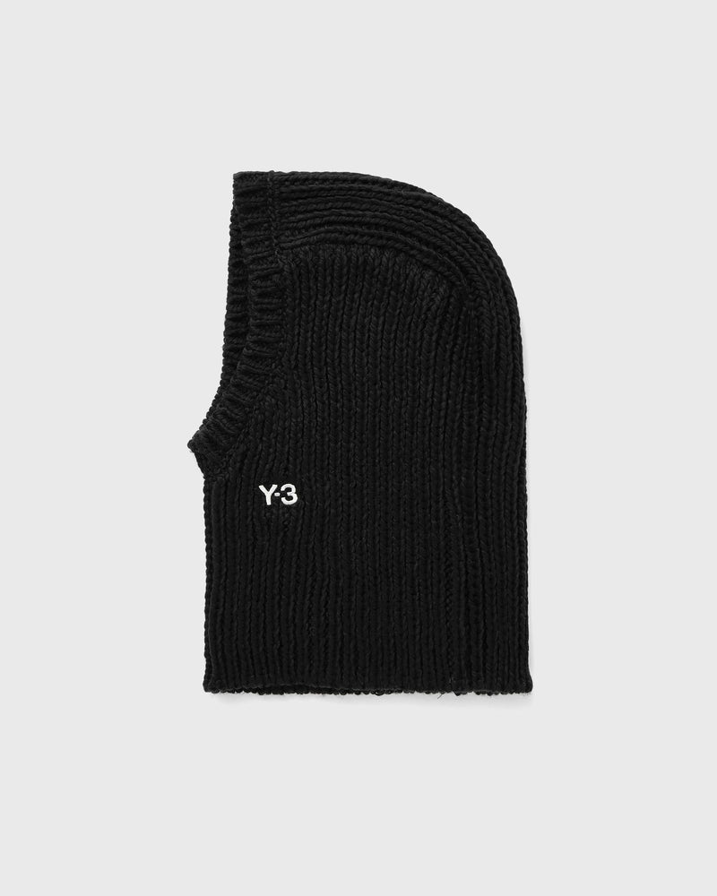 Y-3 KNIT HOOD black