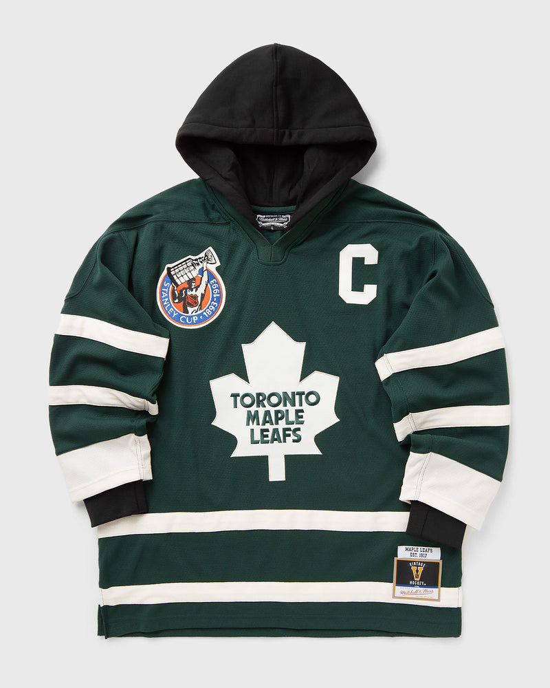 Mitchell & Ness X Just Don Nhl Jersey Hoodie Toronto Maple Leafs Green