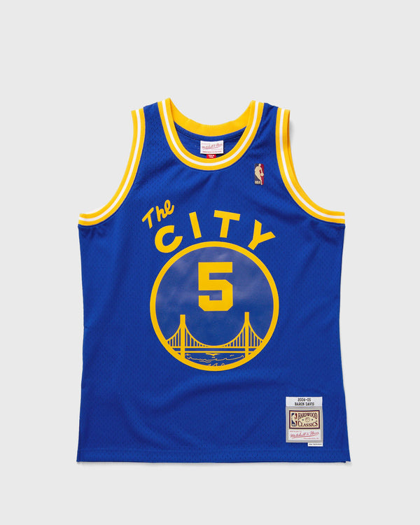 Mitchell & Ness NBA JERSEY GOLDEN STATE WARRIORS 2004-05 BARON DAVIS #5 blue