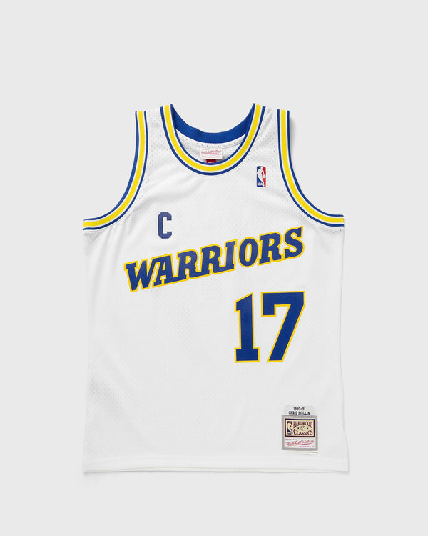 Mitchell & Ness NBA JERSEY GOLDEN STATE WARRIORS 1990-91 CHRIS MULLIN #17 white