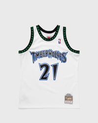 Mitchell & Ness NBA White Jersey Minnesota Timberwolves 2003 Kevin Garnett #21