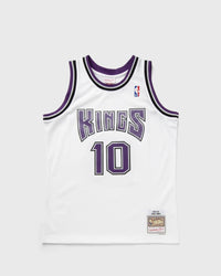 Mitchell & Ness NBA White Jersey Sacramento Kings 2001 MIKE Bibby #10
