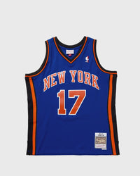 Mitchell & Ness NBA DARK Jersey NEW YORK Knicks 2011 Jeremy LIN #17 blue