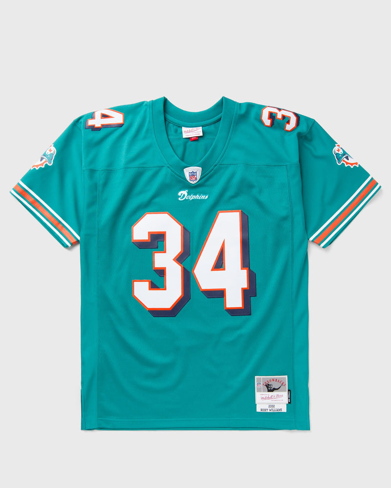 Mitchell & Ness NFL DARK JERSEY MIAMI DOLPHINS 2002-03 RICKY WILLIAMS #34 blue