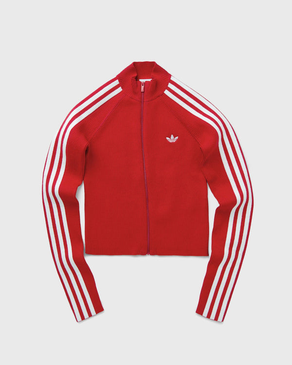 Adidas SLIM KNIT TRACKTOP red