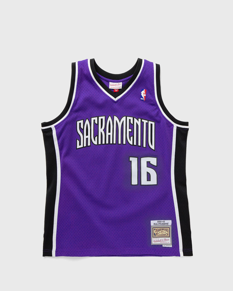 Mitchell & Ness NBA DARK JERSEY KINGS 2002 PEJA STOJAKOVIC #16 purple