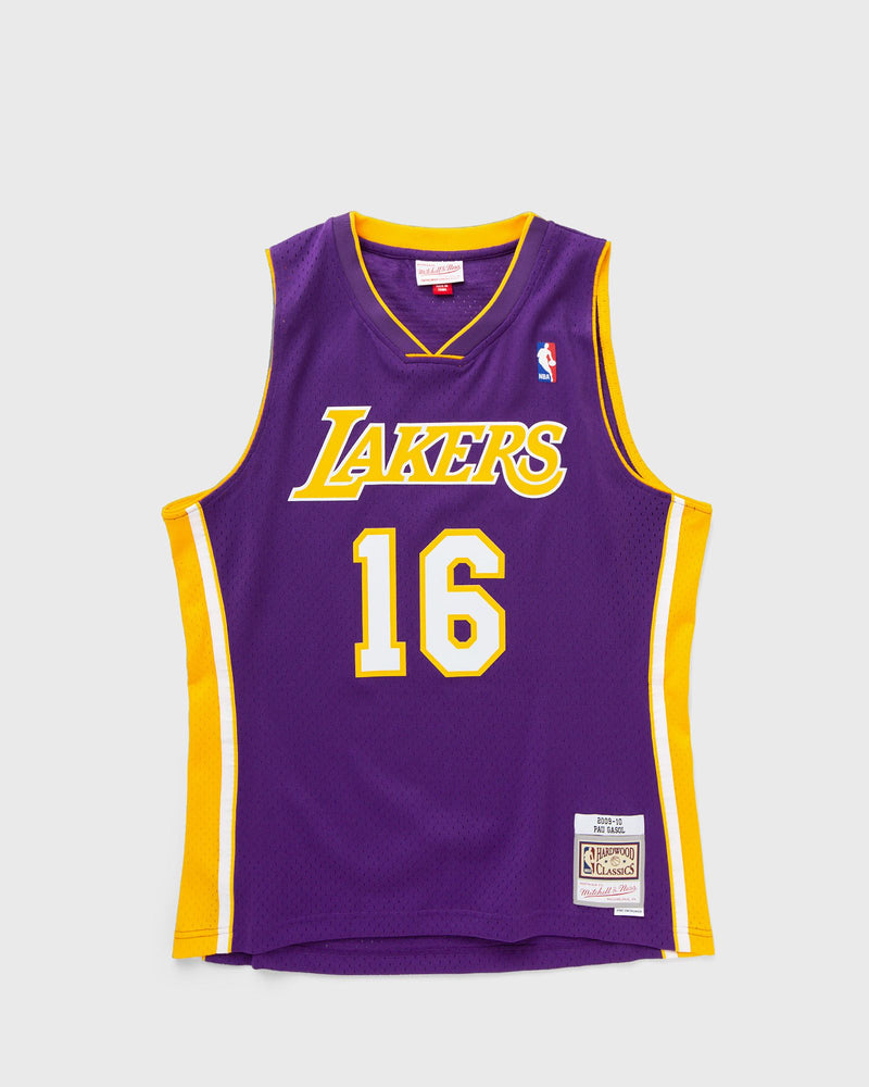 Mitchell & Ness NBA DARK JERSEY LAKERS 2009 PAU GASOL #16 purple