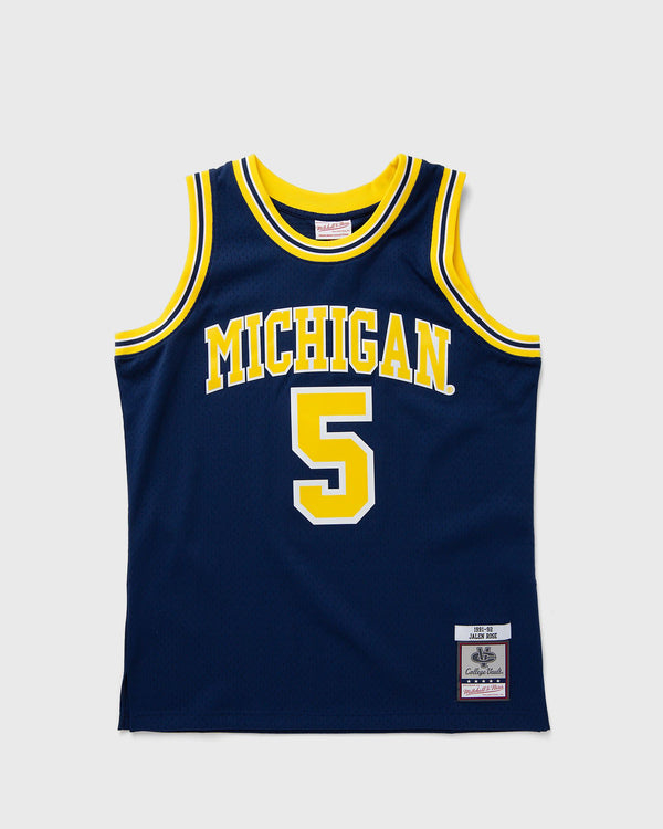 Mitchell & Ness Ncaa Dark Jersey Michigan 1991 Jalen Rose #5