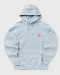 Drôle de Monsieur le Hoodie Slogan Calligraphy Blue