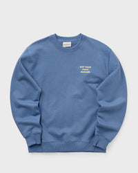 Drôle de Monsieur le Sweatshirt Slogan Blue