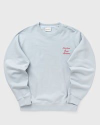 Drôle de Monsieur Sweatshirt Slogan Calligraphy Blue