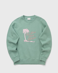 Drôle de Monsieur Sweatshirt Slogan Palmier Green