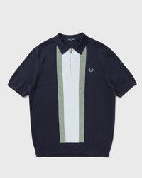Fred Perry Textured Stripe Knitted Shirt multi