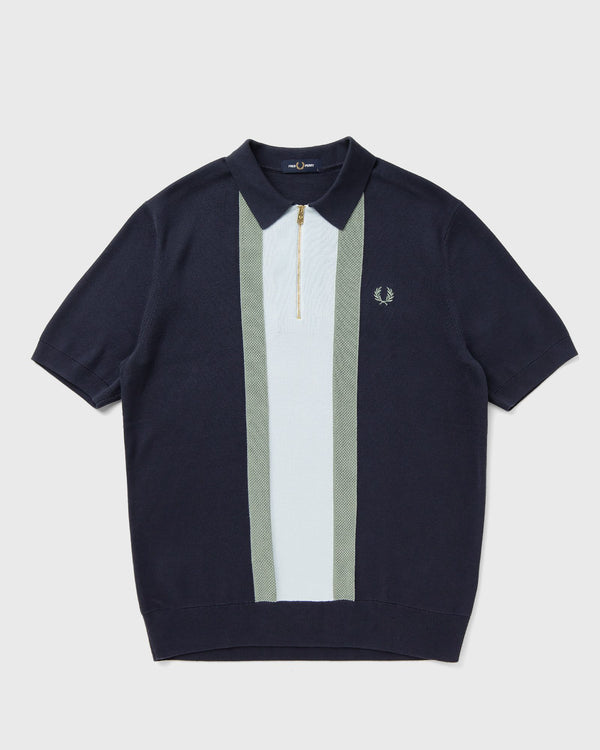 Fred Perry TEXTURED STRIPE KNITTED SHIRT multi