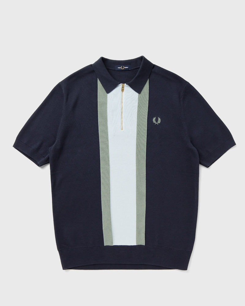 Fred Perry TEXTURED STRIPE KNITTED SHIRT multi