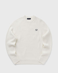 Fred Perry Lambswool Raglan Jumper white
