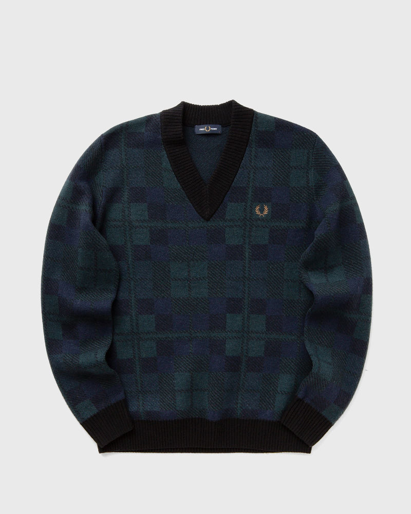 Fred Perry Black Watch Tartan Jumper