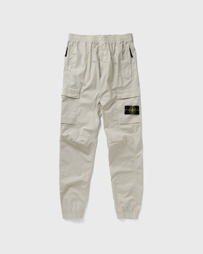 Stone Island STRETCH COTTON TELA 'PARACADUTE' CARGO TROUSERS beige