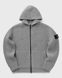 Stone Island ZIP KNIT Hoodie grey