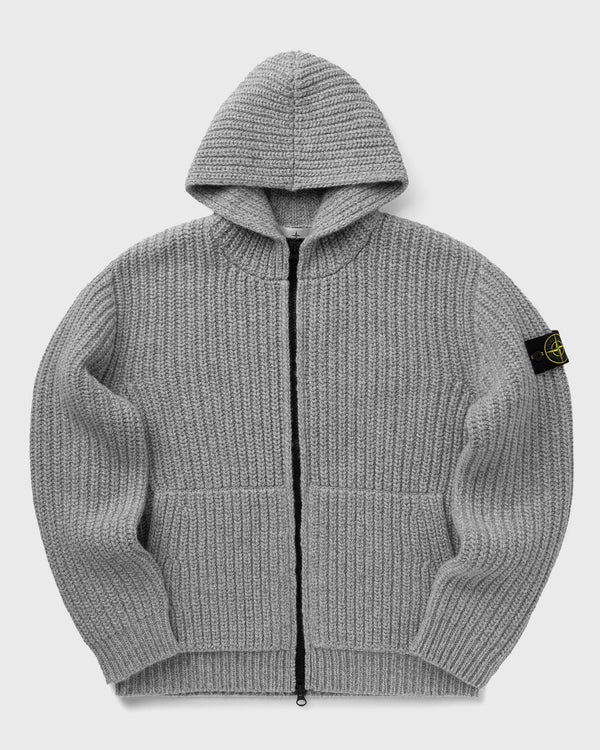 Stone Island ZIP KNIT HOODIE grey