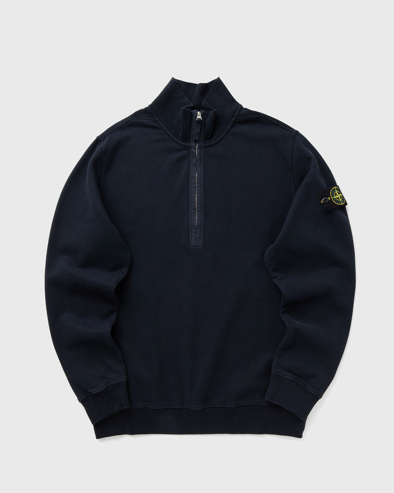 Stone Island LS 1/4 ZIP blue