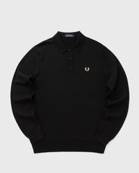 Fred Perry Classic Knitted Shirt LS black