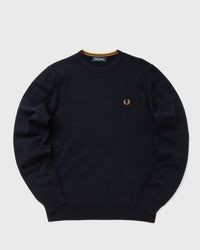 Fred Perry Classic Crew Neck Jumper Blue