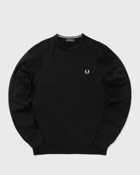 Fred Perry Classic Crew Neck Jumper Black