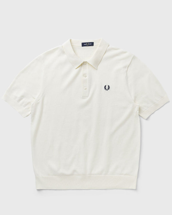 Fred Perry COTTON KNITTED SHIRT beige