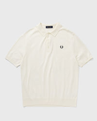Fred Perry Cotton Knitted Shirt Beige