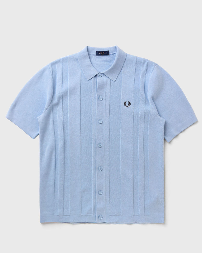 Fred Perry BUTTON THROUGH SS SHIRT blue