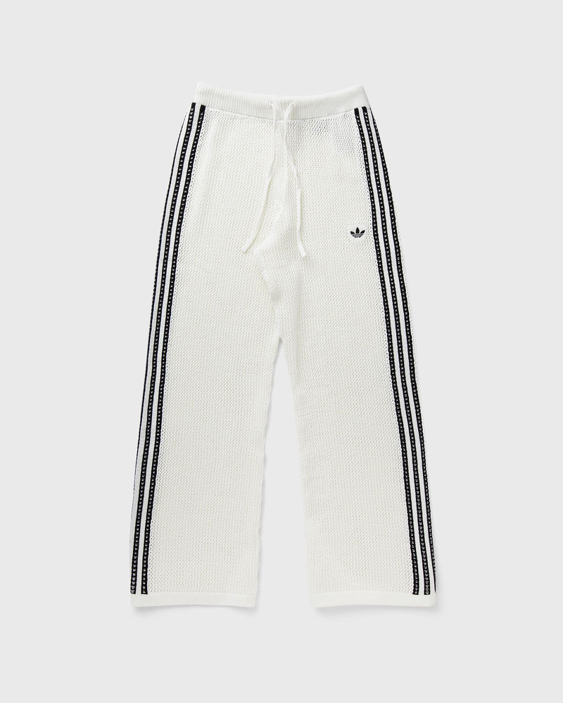 Adidas Crochet Track Pants white
