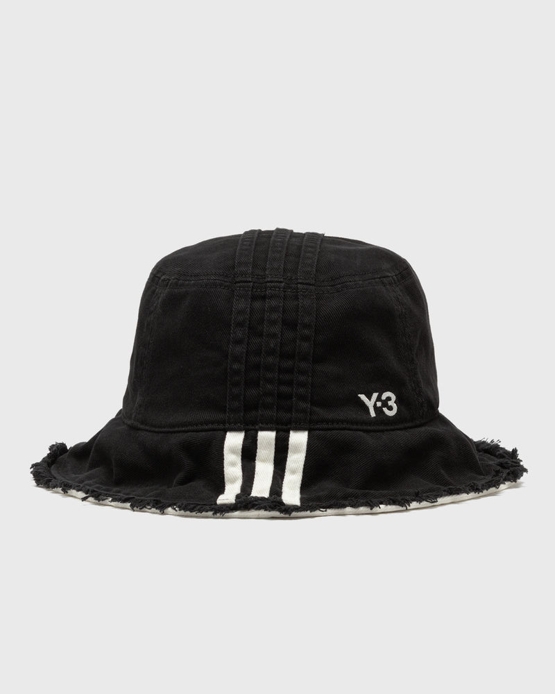 Y-3 Stripes Hat Black