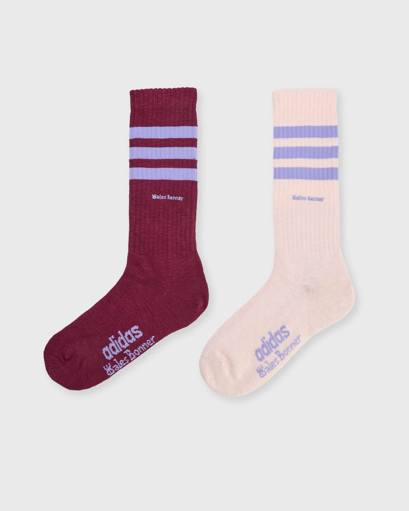 Adidas X WALES BONNER 3S SOCK pink|red