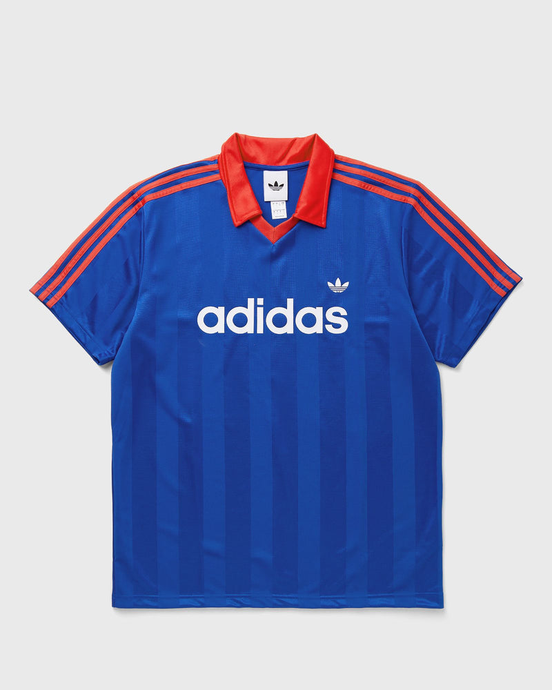 Adidas Archive Collar Engineered Jersey Blue