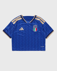 Adidas Womens Italy 26 Home Cropped Jersey Blue