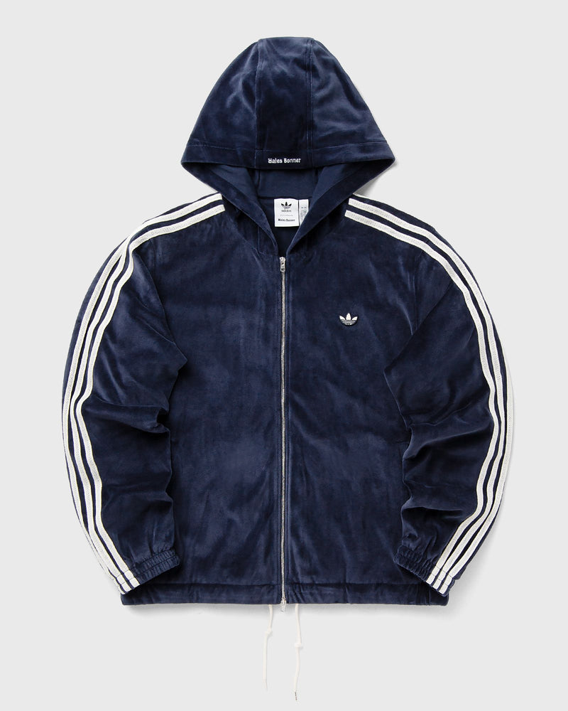 Adidas X WALES BONNER VELOUR TRACK JACKET blue