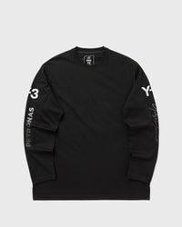 Y-3 X Mercedes - Amg Petronas Formula 1 Team Chaos Logo Long Sleeve Tee Black