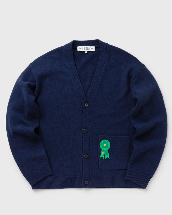 Jw Anderson Rosette Patch Pocket Cardigan