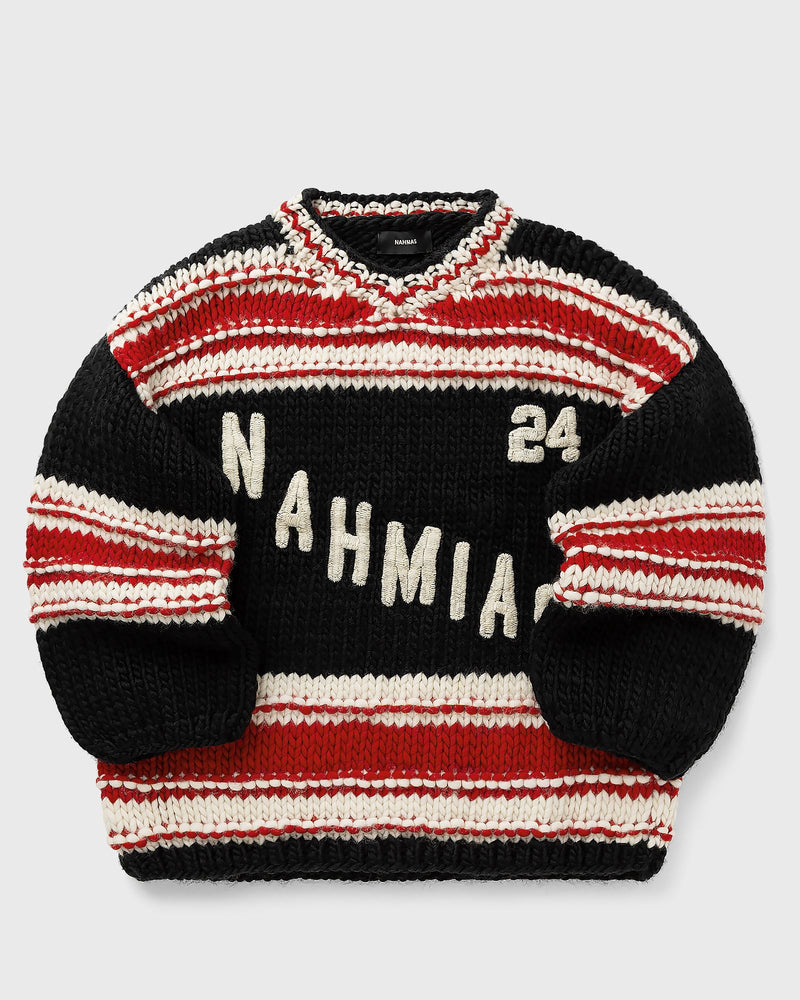 Nahmias Knit Hockey Jersey black|red