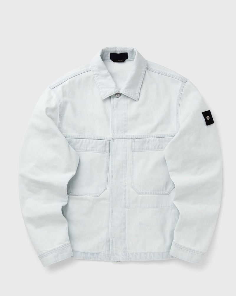 Stone Island Biker Jacket Blue
