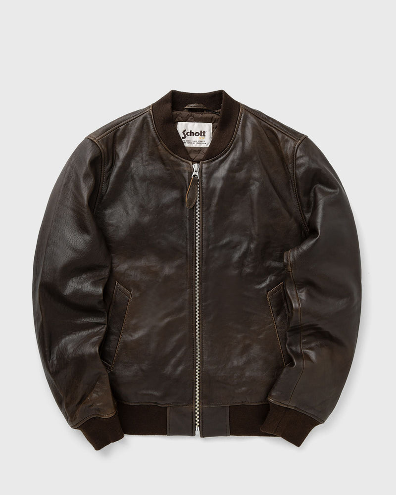 Schott NYC LCBOMBSHEEP JACKET brown