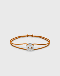Le gramme Bracelet Cordon Entrelacs 3g orange