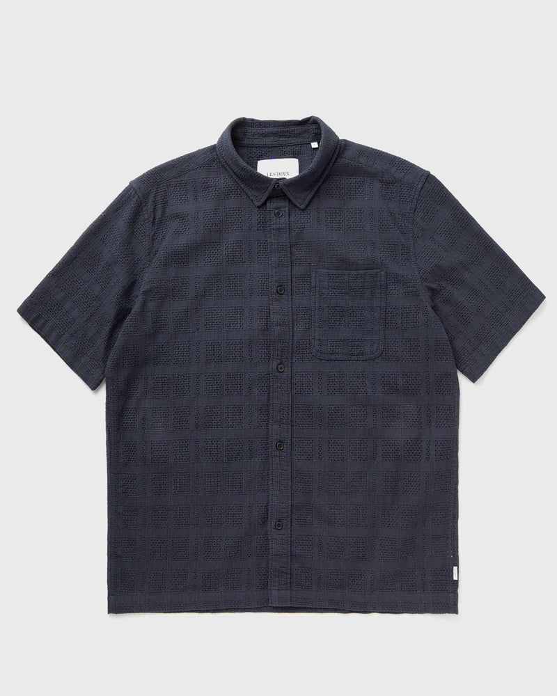 Les Deux Charlie SS Shirt blue