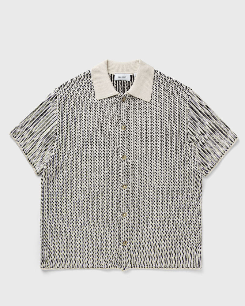 Les Deux Easton Knitted SS Shirt beige