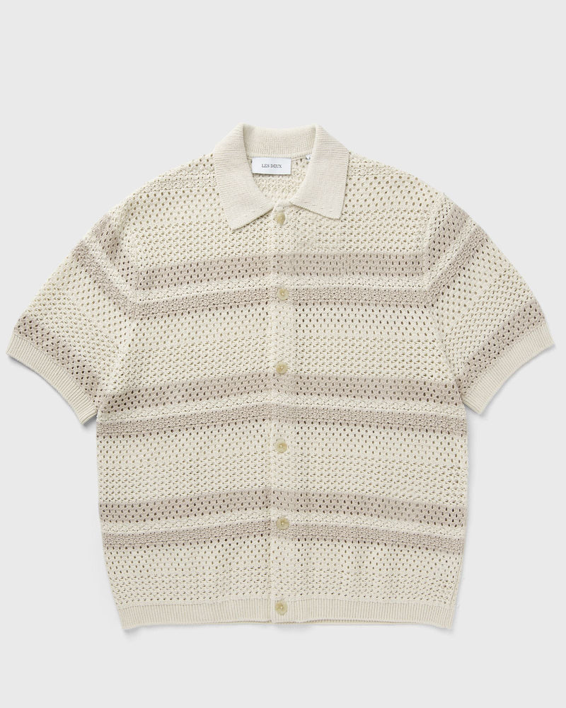 Les Deux Gianni SS Knit Shirt beige