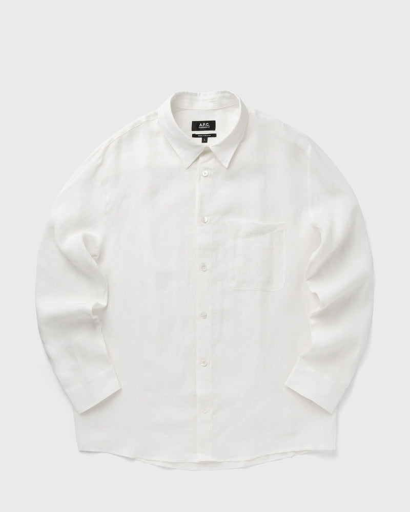 A.P.C. CASSEL LOGO SHIRT beige
