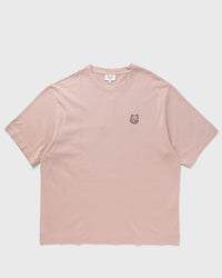 Maison Kitsune BOLD FOX HEAD Patch Oversize TEE pink