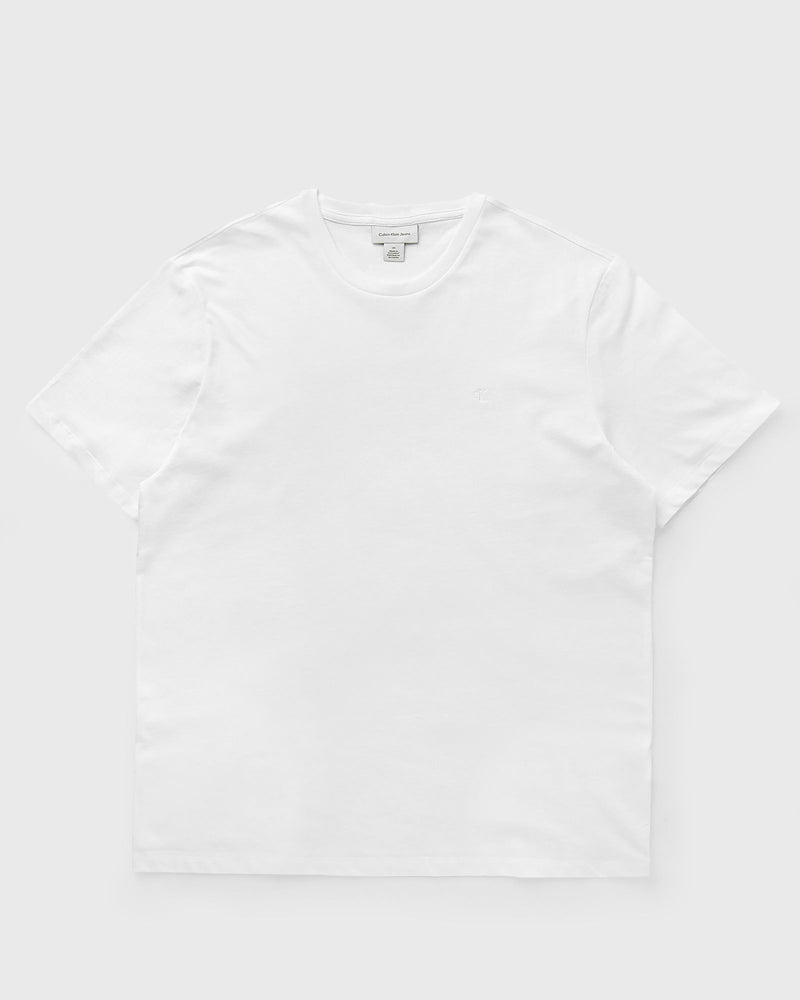Calvin Klein Jeans SS SMOOTH CTTN SOLID CREWNK TEE white