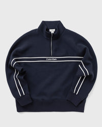 Calvin Klein Jeans Ls Cotton Spacer Stripe Rib Qtr Blue